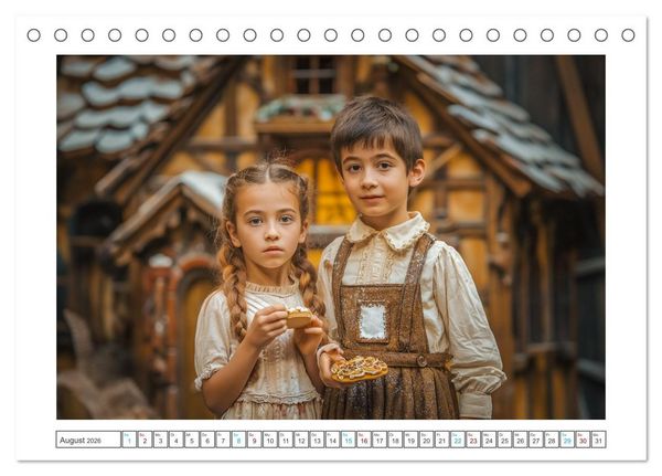 Produktbild: M&auml;rchen im modernen Stil (Tischkalender 2026 DIN A5 quer), CALVENDO Monatskalender