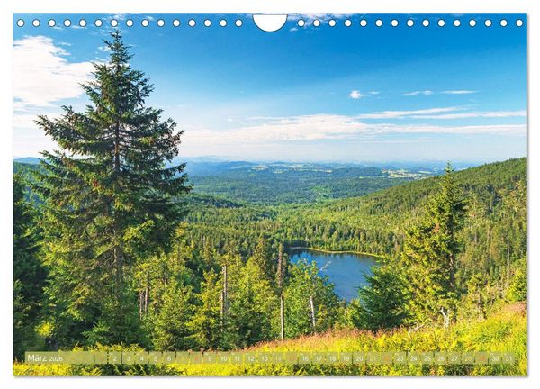Produktbild: Arber, Rachel und Lusen: Der Hintere Bayerische Wald (Wandkalender 2026 DIN A4 quer), CALVENDO Monatskalender