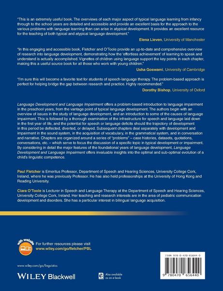 Produktbild: Language Development and Language Impairment