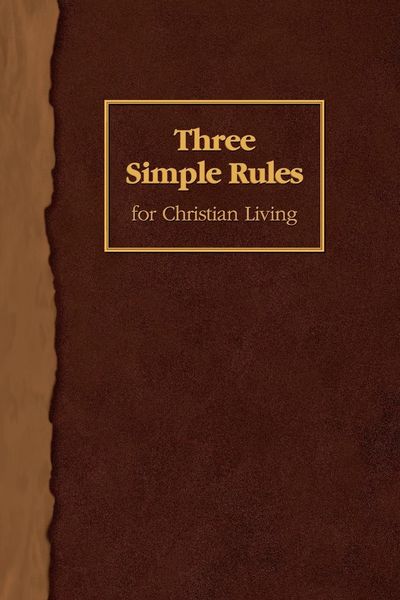 Produktbild: Three Simple Rules for Christian Living