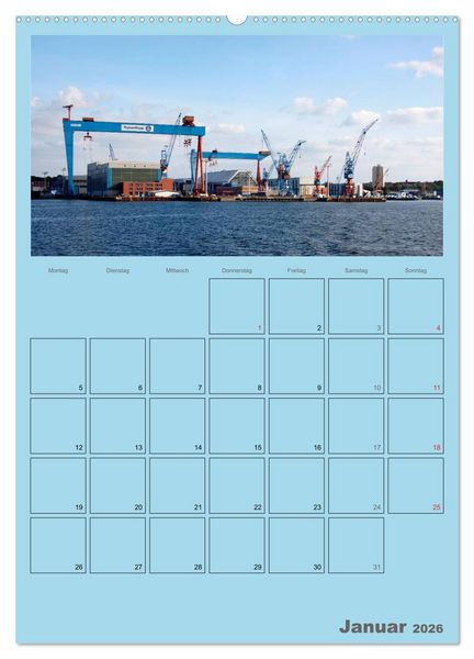 Produktbild: Rund um die Kieler F&ouml;rde / Planer (Wandkalender 2026 DIN A2 hoch), CALVENDO Monatskalender