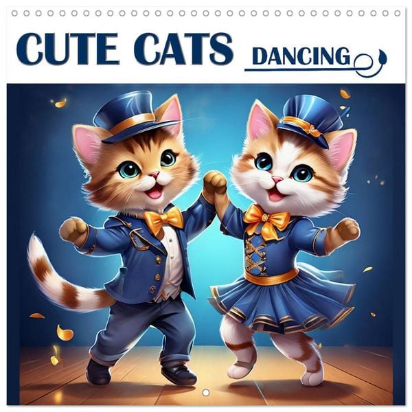 Produktbild: Cute Cats Dancing (Wall Calendar 2026 12 &times; 12 Inch) CALVENDO 12 Month Wall Calendar