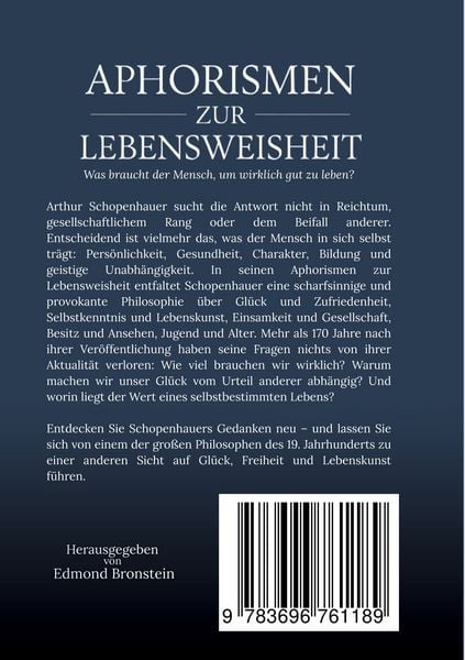 Produktbild: Aphorismen zur Lebensweisheit
