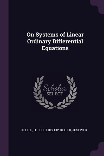 Produktbild: On Systems of Linear Ordinary Differential Equations