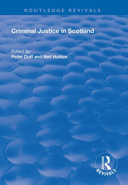 Produktbild: Criminal Justice in Scotland