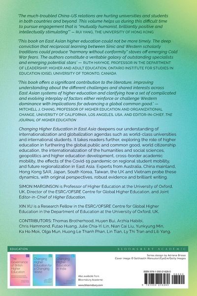 Produktbild: Changing Higher Education in East Asia