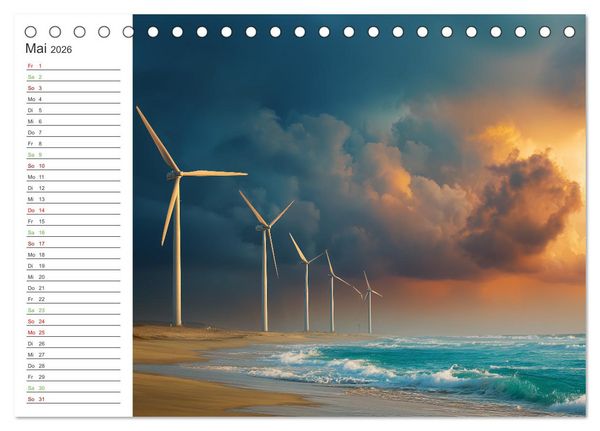 Produktbild: Gr&uuml;ne Zukunft (Tischkalender 2026 DIN A5 quer), CALVENDO Monatskalender