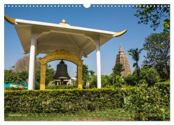Produktbild: Mahabodhi &ndash; Der wichtigste buddhistische Tempel (Wandkalender 2026 DIN A3 quer), CALVENDO Monatskalender