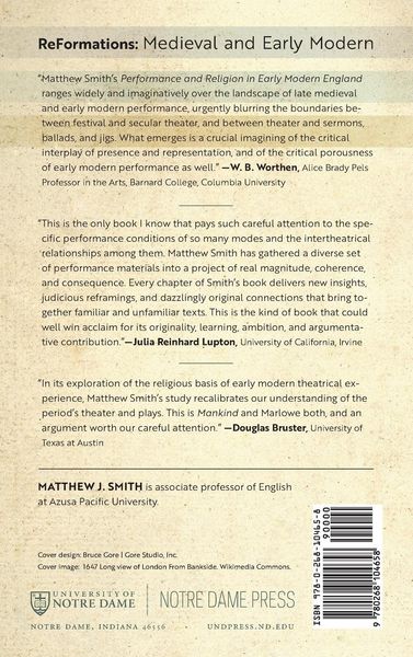 Produktbild: Performance and Religion in Early Modern England