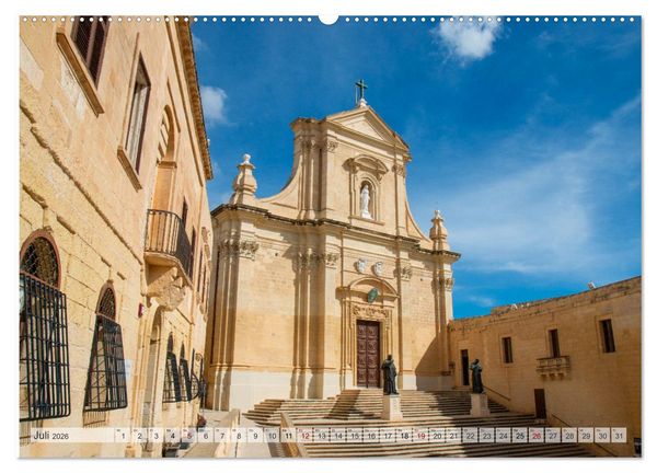 Produktbild: Malta - Wo Geschichte lebendig ist (Wandkalender 2026 DIN A2 quer), CALVENDO Monatskalender