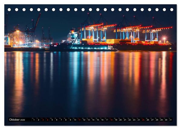 Produktbild: Hamburg - die sch&ouml;nste Stadt der Welt (Tischkalender 2026 DIN A5 quer), CALVENDO Monatskalender