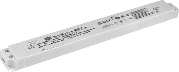 Produktbild: MEAN WELL MW SLD-50-24 LED-Treiber Konstantspannung, Konstantstrom 50.4W 2.1A 24 V/DC M&ouml;belzulassung, PFC-Schaltkreis