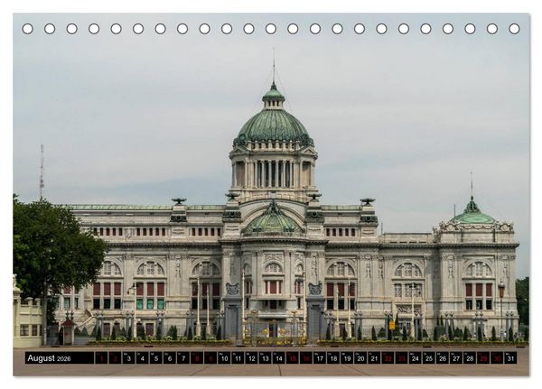 Produktbild: Bangkok - Thailand (Tischkalender 2026 DIN A5 quer), CALVENDO Monatskalender