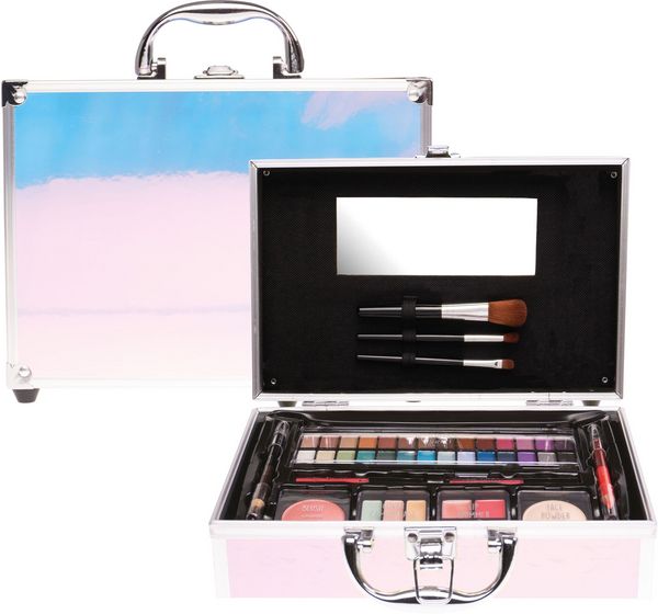 Produktbild: Kosmetikkoffer silber holografisch