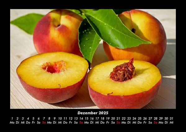 Produktbild: Obstkalender 2025 Fotokalender DIN A3