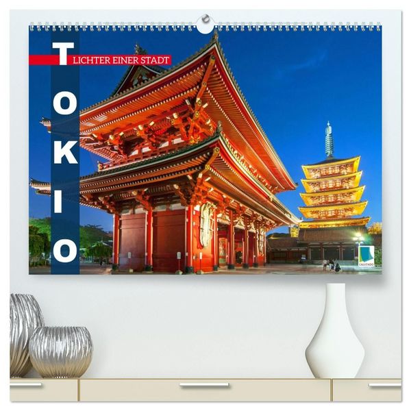 Produktbild: Tokio: Lichter einer Stadt (hochwertiger Premium Wandkalender 2027 DIN A2 quer), Kunstdruck in Hochglanz