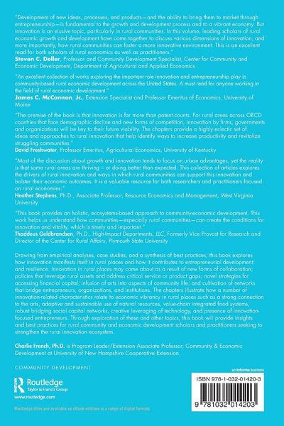 Produktbild: Building Rural Community Resilience Through Innovation and Entrepreneurship