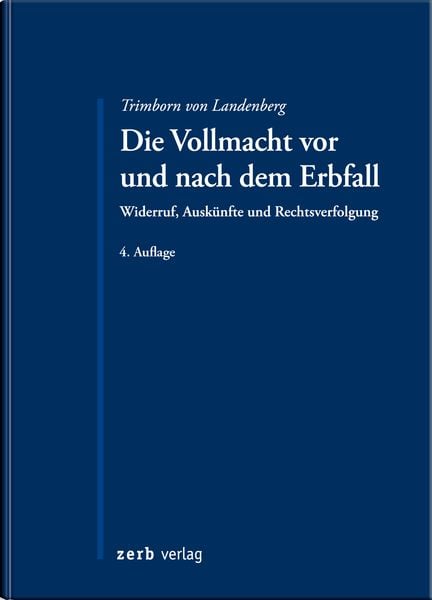 Produktbild: Die Vollmacht vor und nach dem Erbfall