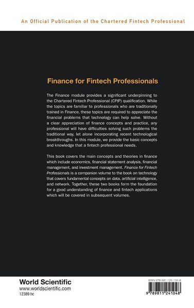 Produktbild: Finance For Fintech Professionals