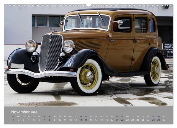 Produktbild: US-Strassenkreuzer (Wandkalender 2026 DIN A2 quer), CALVENDO Monatskalender