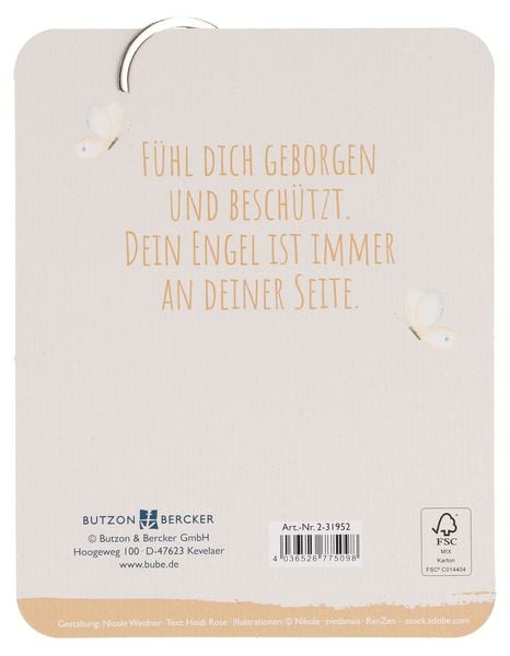 Produktbild: Holz-Schl&uuml;sselanh&auml;nger - Kleiner Begleiter