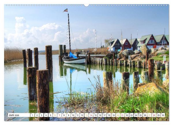 Produktbild: Fischland & Dar&szlig; Traumlandschaft an Ostsee und Bodden (hochwertiger Premium Wandkalender 2026 DIN A2 quer), Kunstdruck in Hochglanz