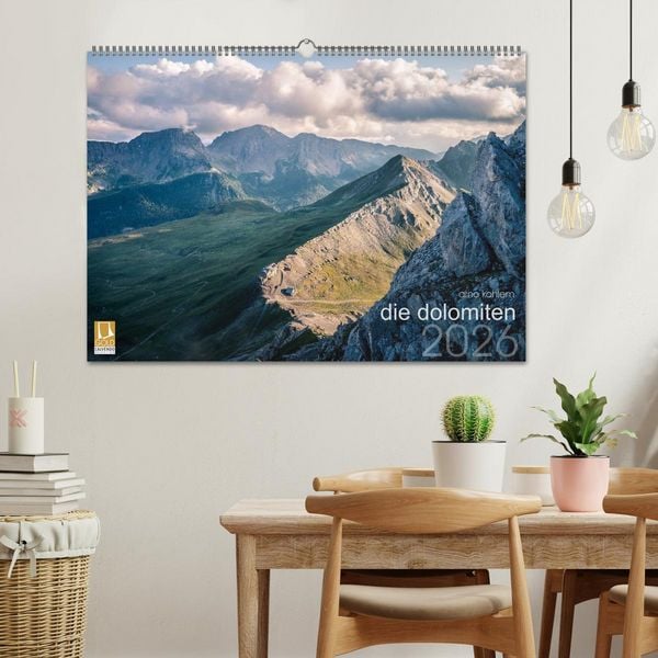 Produktbild: die dolomiten (Wandkalender 2026 DIN A2 quer), CALVENDO Monatskalender