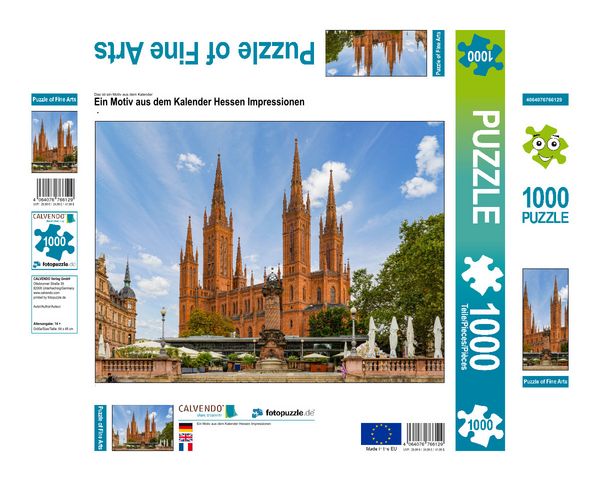 Produktbild: CALVENDO Puzzle Ein Motiv aus dem Kalender Hessen Impressionen | 1000 Teile Lege-Gr&ouml;&szlig;e 64x48cm Foto-Puzzle f&uuml;r gl&uuml;ckliche Stunden