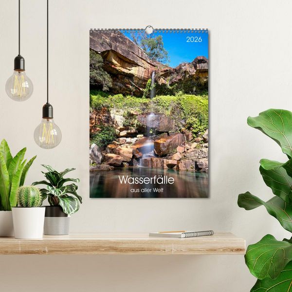 Produktbild: Wasserf&auml;lle aus aller Welt (Wandkalender 2026 DIN A3 hoch), CALVENDO Monatskalender