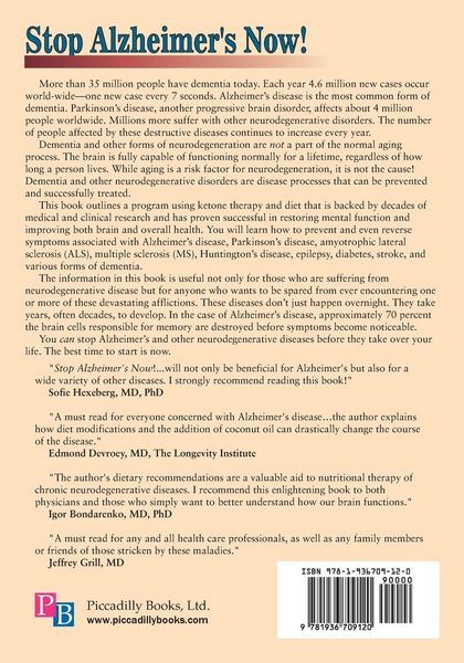 Produktbild: Stop Alzheimer's Now, Second Edition