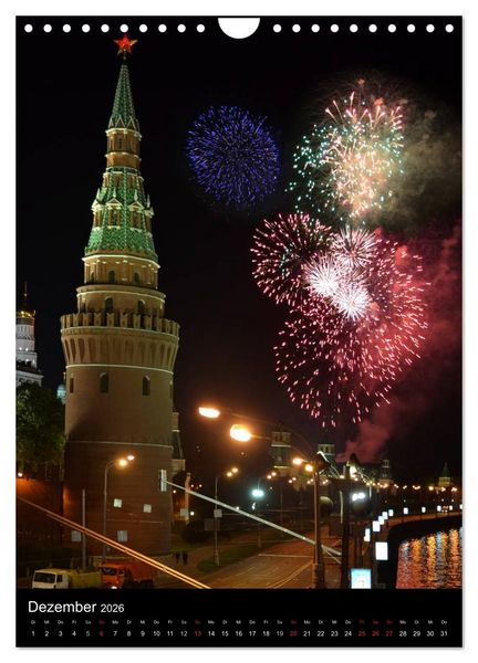 Produktbild: Moskau - Moscow - Ein Stadtportr&auml;t (Wandkalender 2026 DIN A4 hoch), CALVENDO Monatskalender