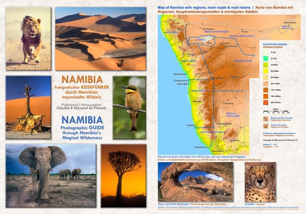 Produktbild: Das komplette Kartenset NAMIBIA Plus (4-teilig)