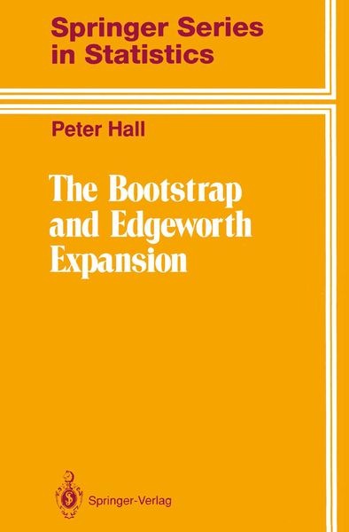 Produktbild: The Bootstrap and Edgeworth Expansion