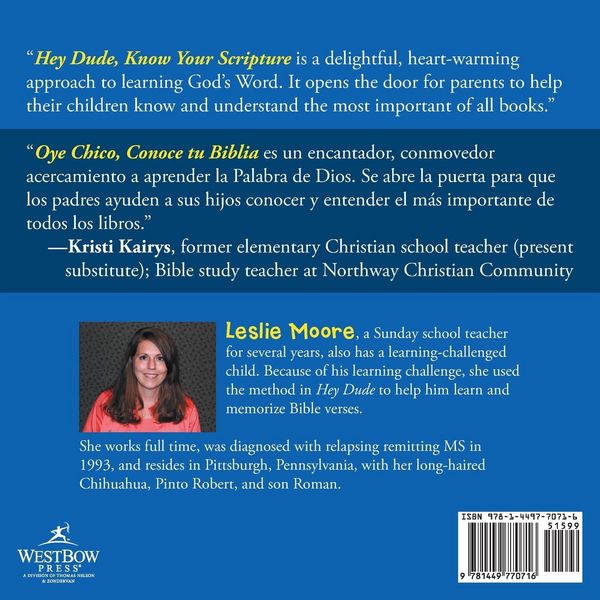 Produktbild: Hey Dude, Know Your Scripture-Oye Chico, Conoce Tu Biblia.