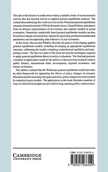 Produktbild: Applying General Equilibrium