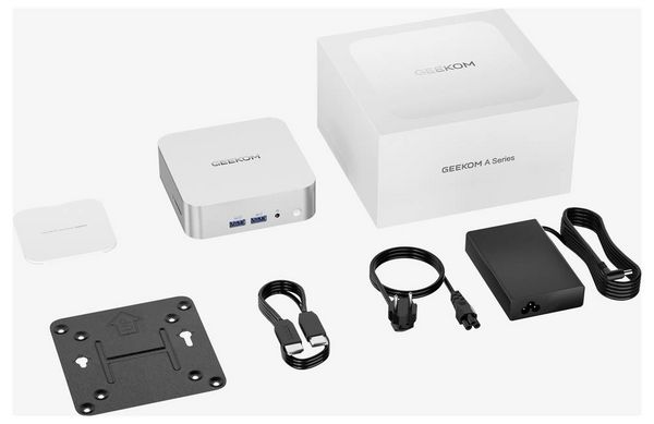 Produktbild: GEEKOM Mini PC A6 AMD Ryzen 7 6800(H) 4.7 GHz 16 GB RAM 512 GB SSD AMD Radeon&reg; 680 M Win 11 Pro Mini A6