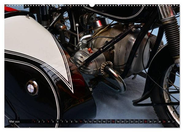 Produktbild: BMW R 51/3 Gespann (Wandkalender 2025 DIN A2 quer), CALVENDO Monatskalender