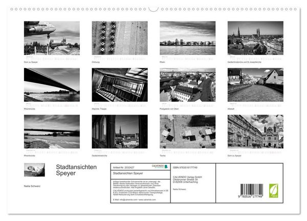 Produktbild: Stadtansichten Speyer (hochwertiger Premium Wandkalender 2026 DIN A2 quer), Kunstdruck in Hochglanz