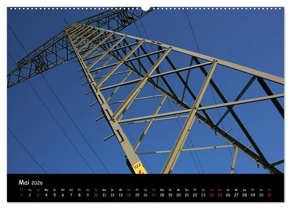 Produktbild: Unter Strom (hochwertiger Premium Wandkalender 2026 DIN A2 quer), Kunstdruck in Hochglanz