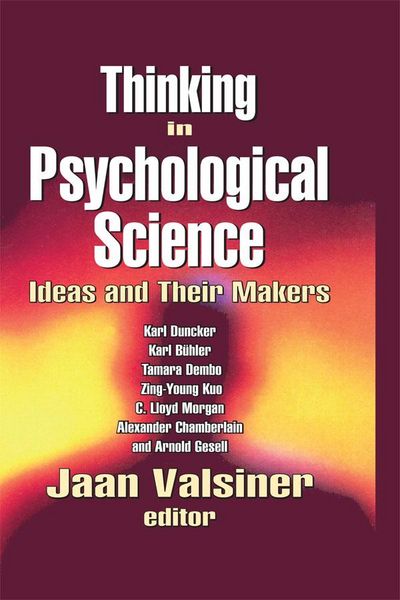 Produktbild: Thinking in Psychological Science