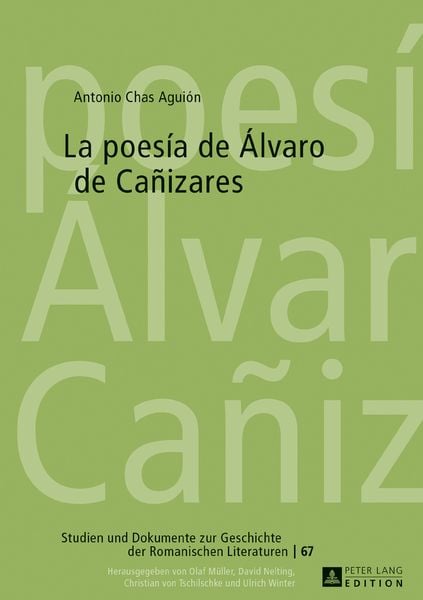 Produktbild: La poes&iacute;a de &Aacute;lvaro de Ca&ntilde;izares