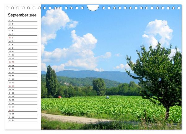 Produktbild: Franziskusweg - Camino di Assisi (Wandkalender 2026 DIN A4 quer), CALVENDO Monatskalender