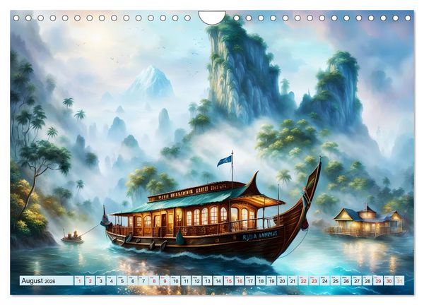 Produktbild: Archipelago's Exotic paradise trip (Wall Calendar 2026 DIN A4 landscape), CALVENDO 12 Month Wall Calendar