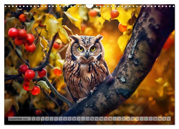 Produktbild: Wilde Nachbarn - Tierisches Treiben im Gartenparadies! (Wandkalender 2026 DIN A3 quer), CALVENDO Monatskalender
