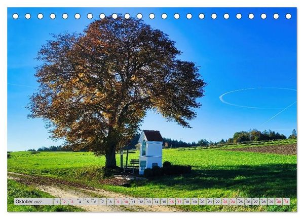Produktbild: Die Stauden, eine Landschaft aus dem Bilderbuch (Tischkalender 2027 DIN A5 quer), CALVENDO Monatskalender