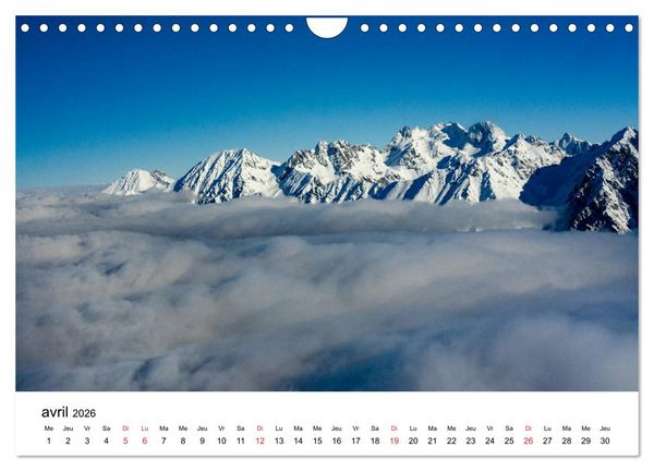 Produktbild: Le massif de Belledonne, vues sur les Alpes (Calendrier mural 2026 DIN A4 vertical), CALVENDO calendrier mensuel