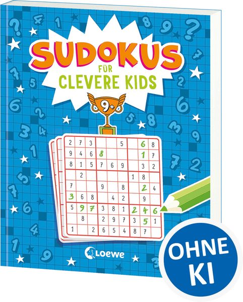 Produktbild: Sudokus f&uuml;r clevere Kids 9+ [blau]