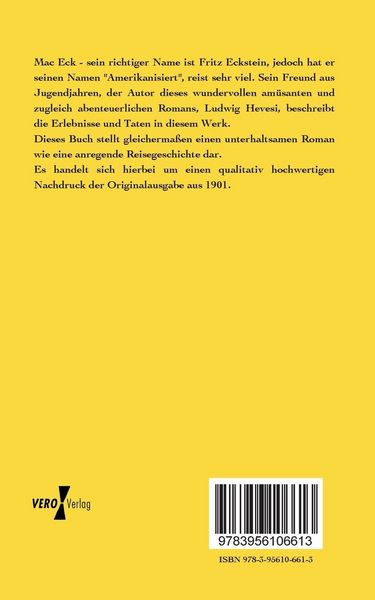 Produktbild: Mac Eck`s sonderbare Reisen zwischen Konstantinopel und San Francisco