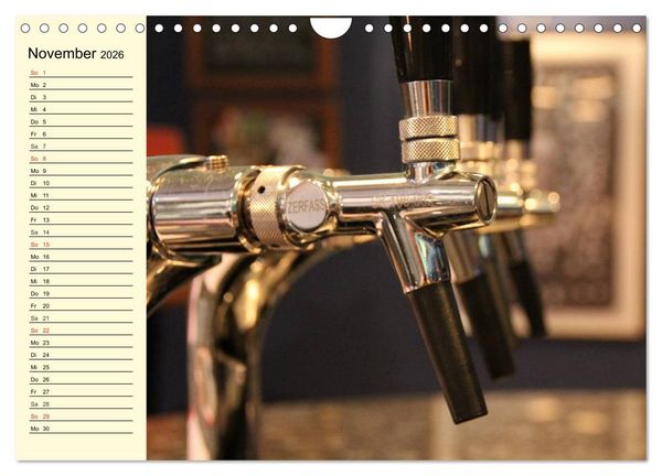 Produktbild: Bier. Die Kunst des Bierbrauens. Impressionen (Wandkalender 2026 DIN A4 quer), CALVENDO Monatskalender