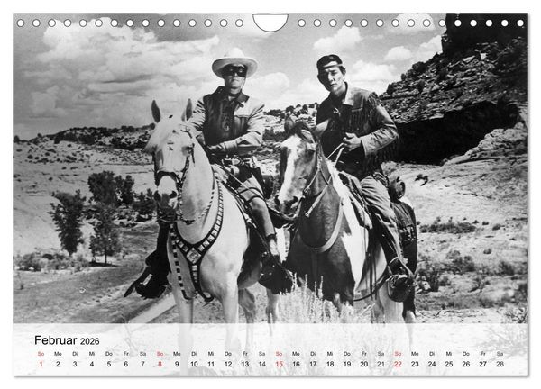 Produktbild: Westernhelden der Kinoleinwand (Wandkalender 2026 DIN A4 quer), CALVENDO Monatskalender